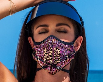 Misty Blue Swimwear Build-A-Mask LUXE EDITION