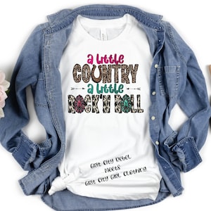 A Little Country A Little Rock N Roll unisex short sleeve T-Shirt