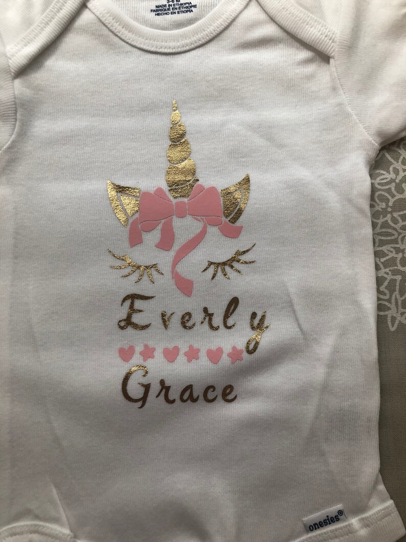 baby unicorn onesie