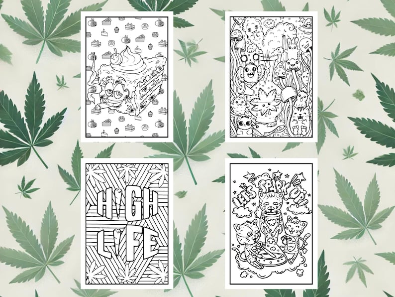 420 Stoner Coloring Pages Cartoon - Il 794xN.6714643261 2rgw 