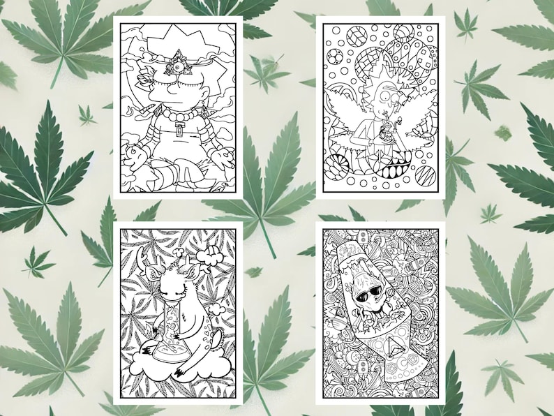 420 Stoner Coloring Pages Cartoon - Il 794xN.6728987349 Kbu5 