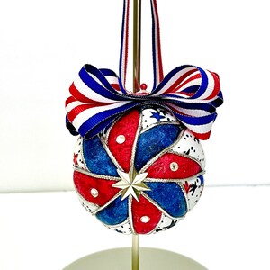 4th of July Fabric Ornament