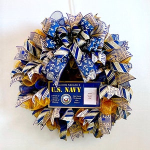 US Navy Wreath