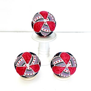 4th of July Fabric Ornaments Set