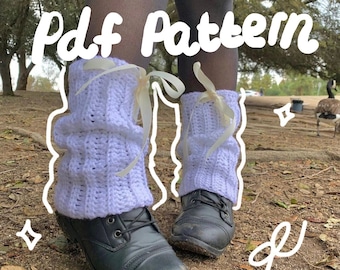 Leg Warmers PDF pattern ONLY
