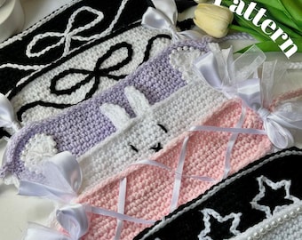 Hachi's Headband crochet PDF pattern