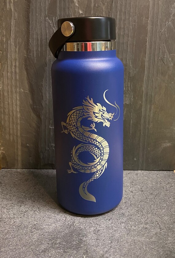 A FLASK Hydroflask Laser Engraved Custom 