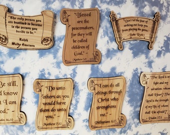 Customizable Prayer and Inspiration Boards - 5" wide x 7" tall - 100% Western Red Cedar