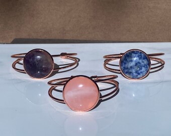 Gemstone Cuff Bracelets