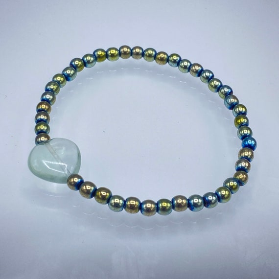 Hematite Gemstone Holiday Stretch Bracelets - image 5