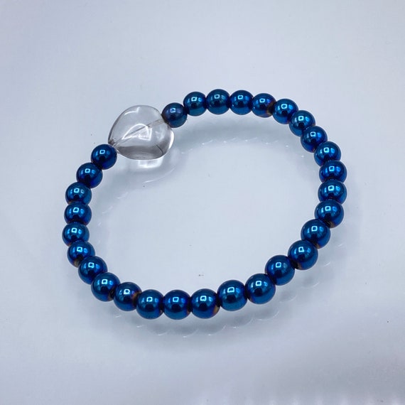 Hematite Gemstone Holiday Stretch Bracelets - image 3