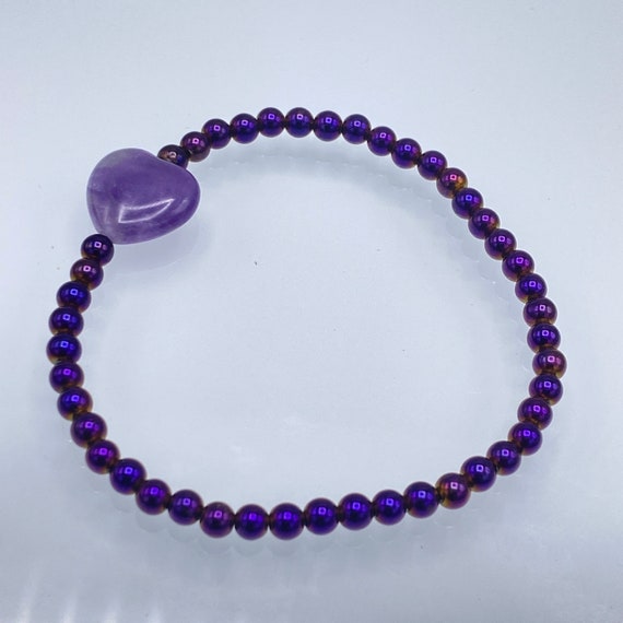 Hematite Gemstone Holiday Stretch Bracelets - image 6