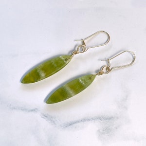 Genuine Peridot gemstone Earrings