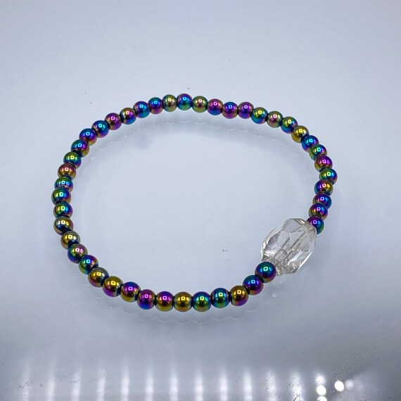 Hematite Gemstone Holiday Stretch Bracelets - image 7