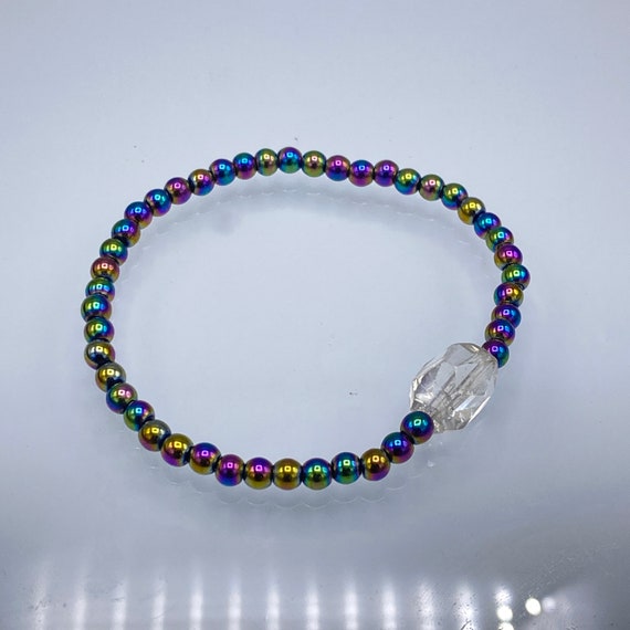 Hematite Gemstone Holiday Stretch Bracelets - image 7