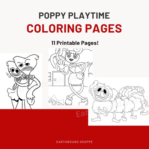 Coloring page Poppy Playtime : All friends 6