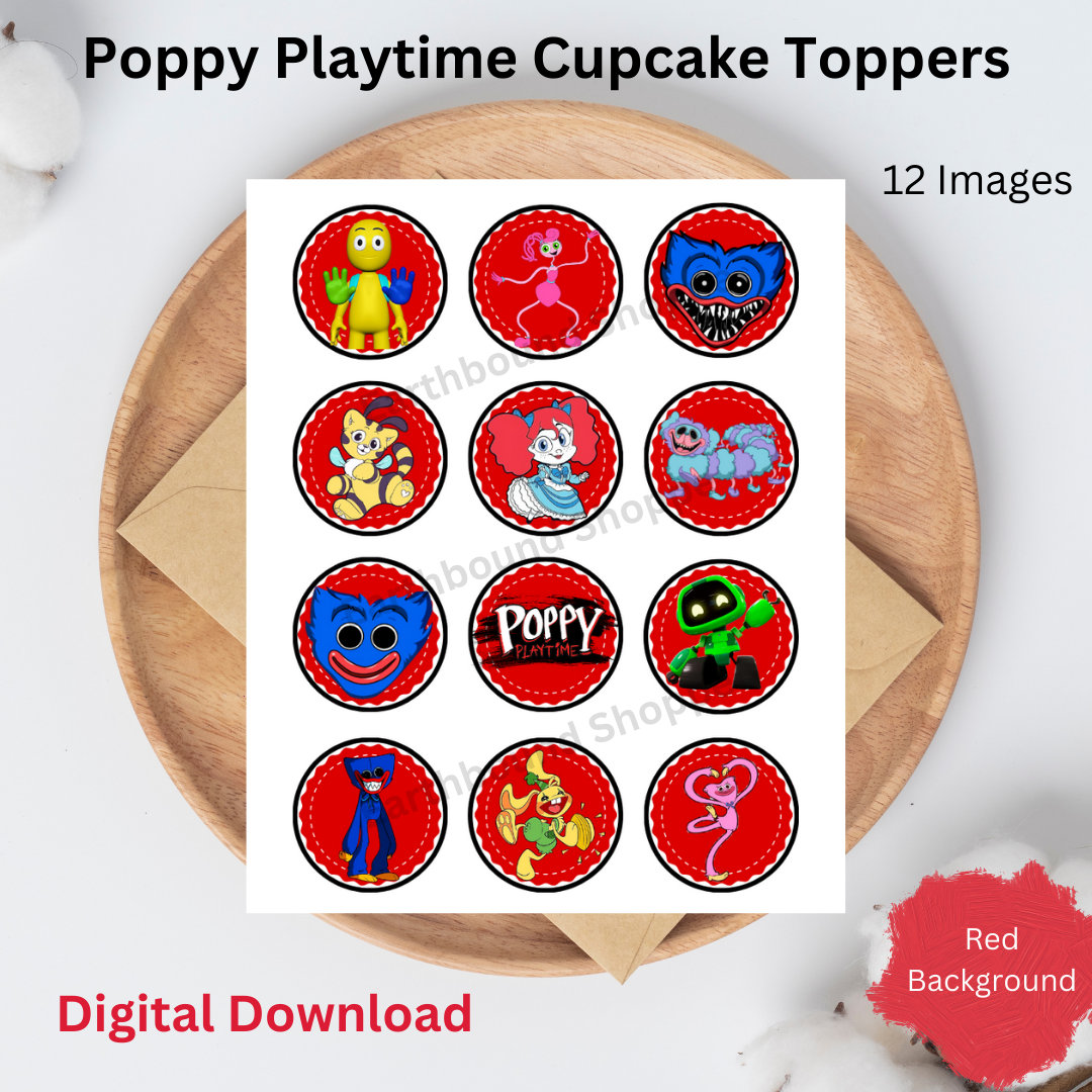 Poppy Playtime Huggy Wuggys Fournitures de fête d'anniversaire, poppy  Playtime Huggy Wuggys Décorations inclure bannière, gâteau Topper, Cupcake  Toppers, ballons