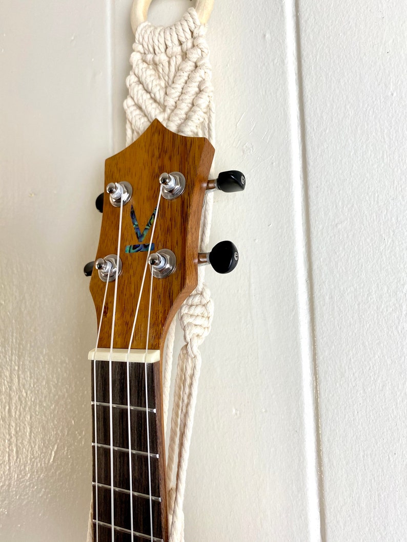 Macrame Ukulele Wall Hanging Ukulele Storage Wall Hanging Etsy
