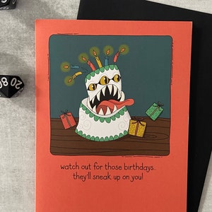 Birthday Mimic - D&D/RPG birthday card