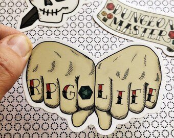 Knuckles Tattoo Etsy