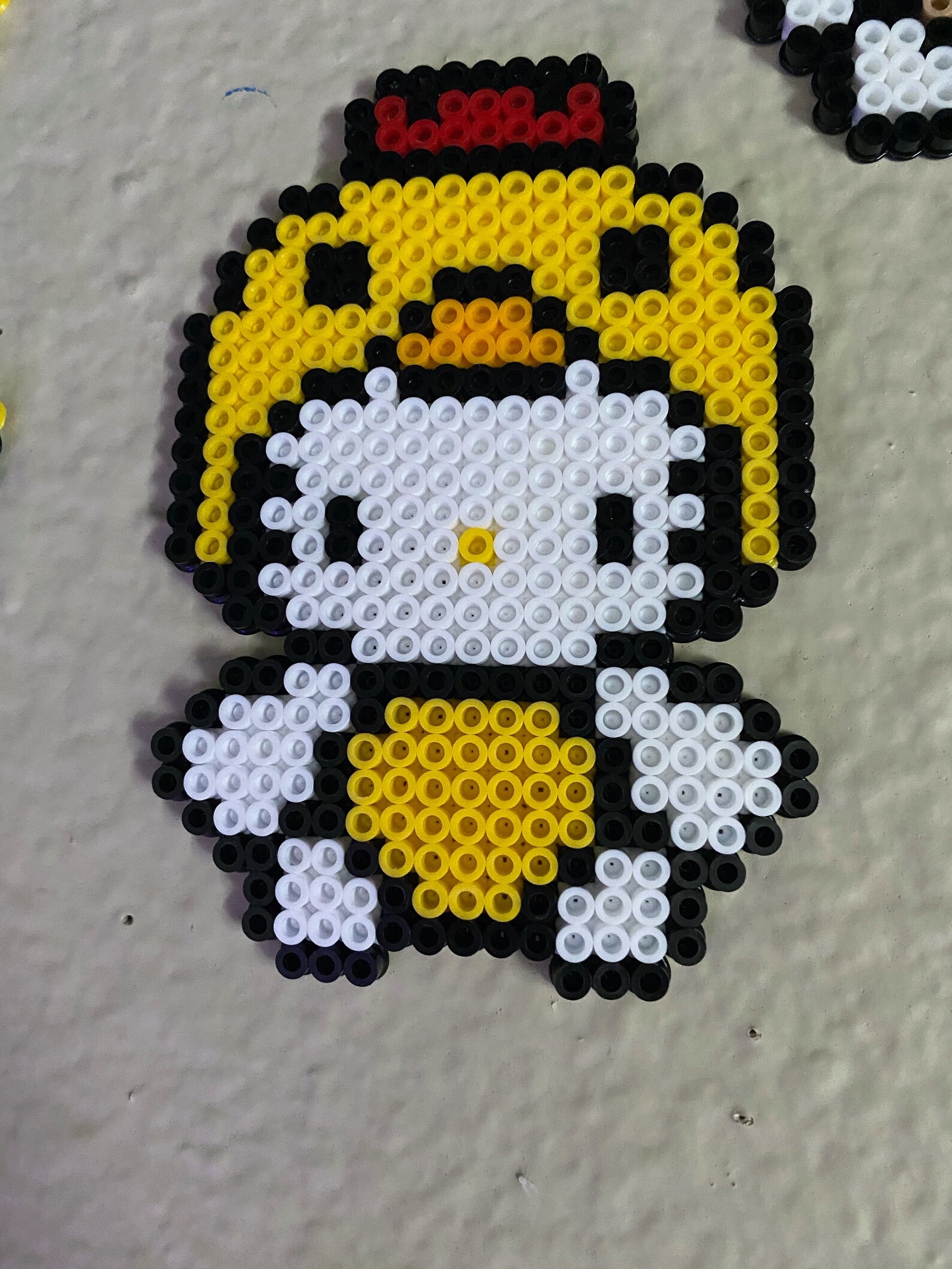 Perler Bead Hello Kitty Chicken Costume Etsy