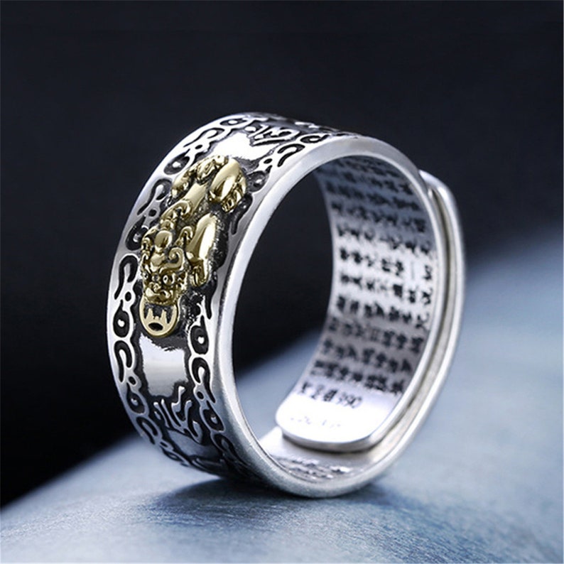 feng shui pixiu mani mantra protection wealth ring feng shui pixiu mani mantra protection wealth ring