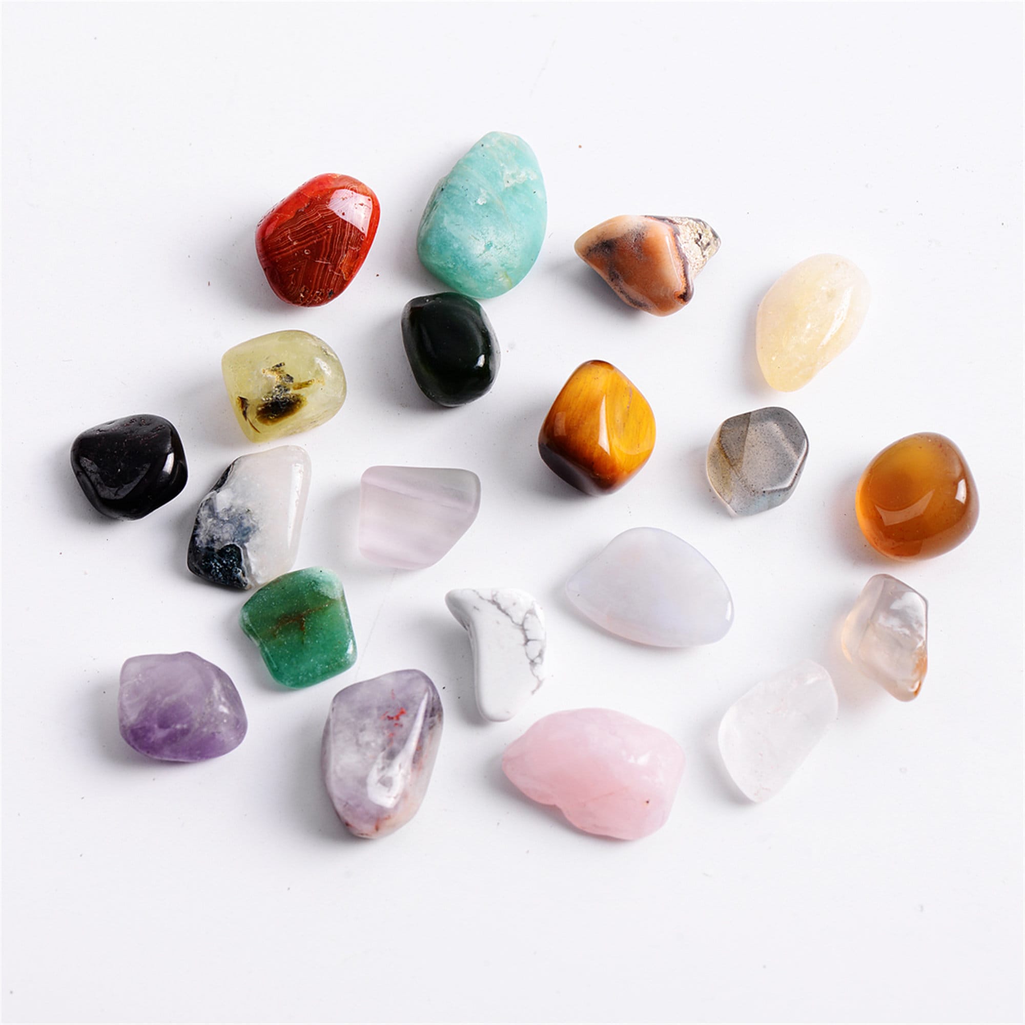 20pcs Mini Crystal Stone Chip Tumbled Gemstone Wishing Healing | Etsy