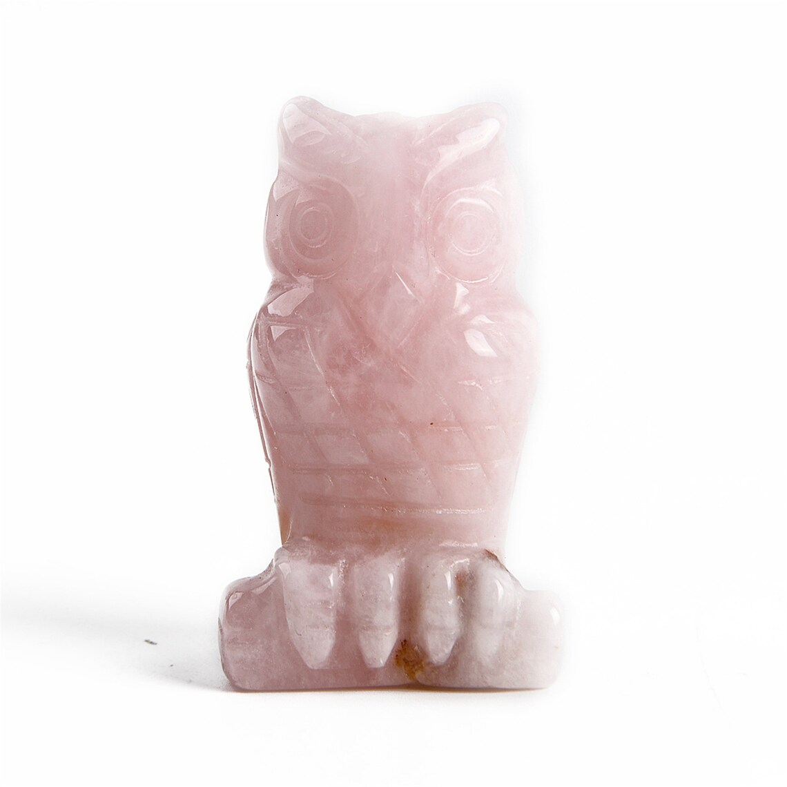 Natural Gemstone Owl Crystals and Healing Stones Figurines Etsy