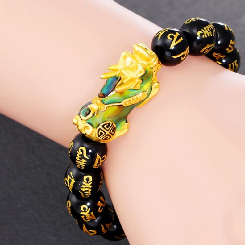 Feng Shui Pixiu Good Luck Bracelets for Men Women Chinese Etsy UK