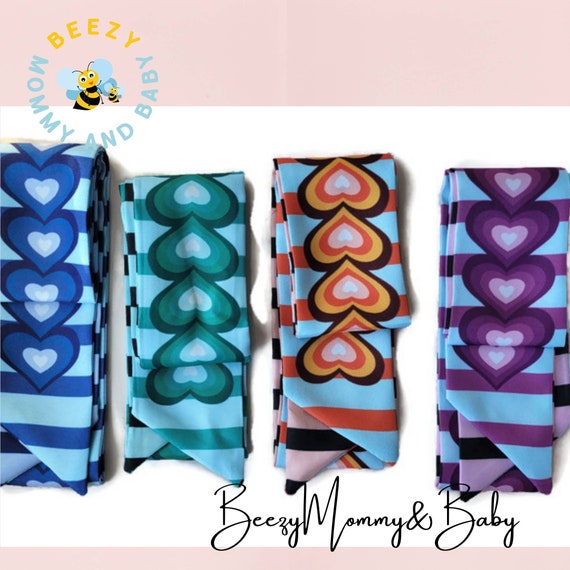 Bag Scarf, 2 pieces Bag Scarf, Heart, Lightweight, bag protection, handle cover, bag scarf, birthday gift ideas, Love