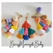 Colorful Tassel Bag Charm, Bag Decoration, Stocking Stuffer, Bohemian tassels, Pompom, threads, Mothers Day Gift, Ready To Ship Today, LOVE 