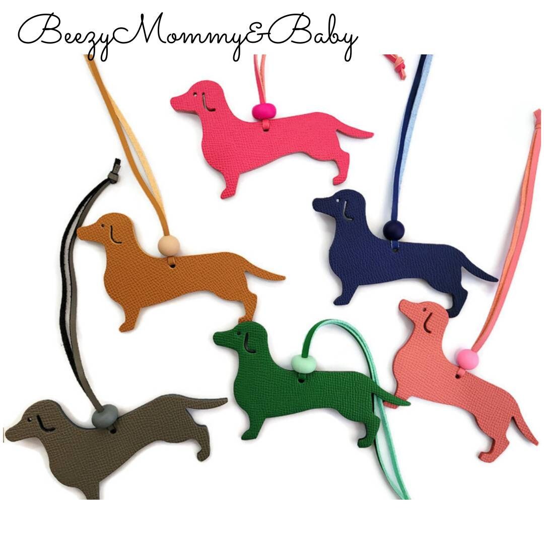 Puppy Dog Bag Charm in Faux Leather Etsy