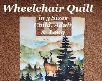 Wheelchair Quilt Pattern - Downloadable PDF