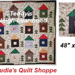 Teddy's Neigh-BEAR-hood Quilt Pattern Downloadable PDF