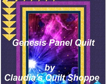 Genesis Panel Quilt Pattern Downloadable PDF