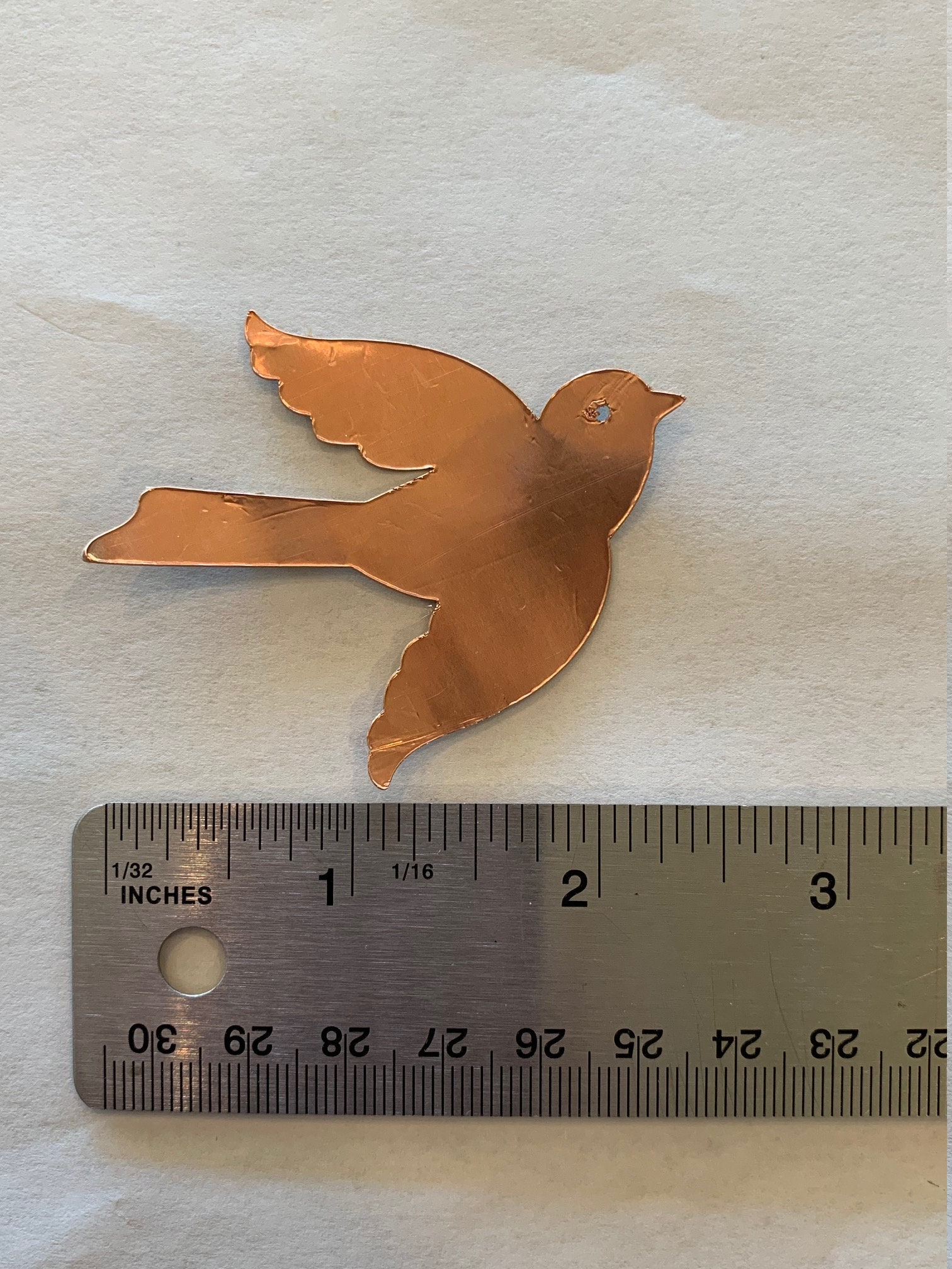 Bird Copper Foil Overlay Adhesive Back for Stained Glass Etsy
