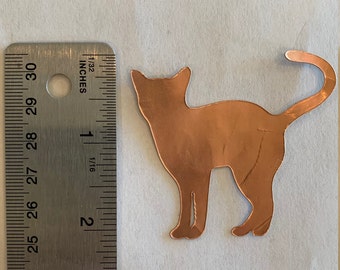 Cat Copper Foil Overlay adhesive back for Stained Glass