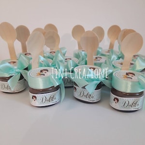 Nutella Personalizzata Nascita, Battesimo, Comunione, Compleanno. Nutellina. Bomboniera.
