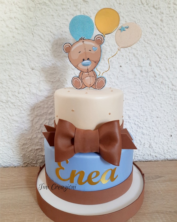 Torta Scenografica Battesimo Comunione Baby shower Compleanno -   Nederland