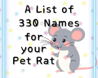 330+ Pet Rat Names List: All-Gender Small Animal Inspiration (PDF Download)