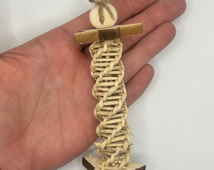 Natural Vine Twist Toy: Small Animal Enrichment, Rat Safe