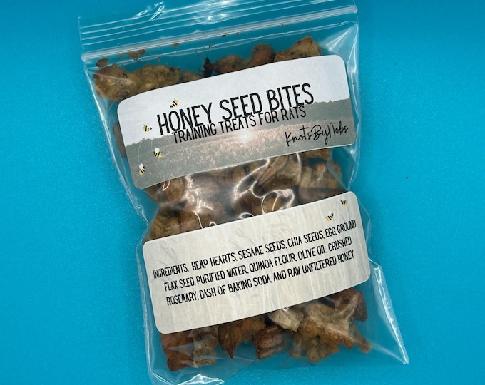 Training Treats for Rats - Honey Seed Bites - 30 per bag