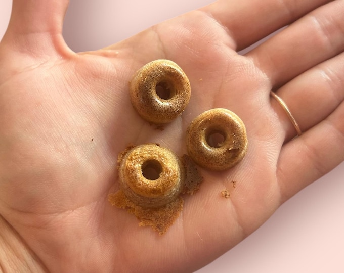 Rat Donuts: Strawberry, Peach and Oatmeal,  (20 per order)