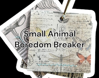 Small Animal Artwork Shredder  | cage decor for rats, mice, hamsters, guinea pigs, rabbits, and more