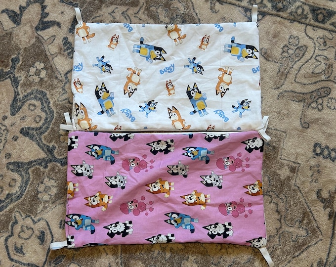 Bluey Themed Cage Liner and Hammock Set (includes 2)