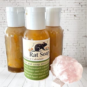 ラットソープ、フランケンシン＆カレンデュラオイル、無毒、安全、ラット用に設計されたオリジナルの天然石鹸