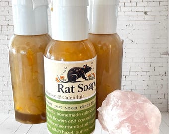 Rat Soap, Frankensince & Calendula Oil, non-toxic, safe, the original natural soap designed for rats