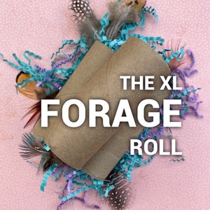 Rat Forage Toy, “The XL Forage Roll” rat toy to cure boredom