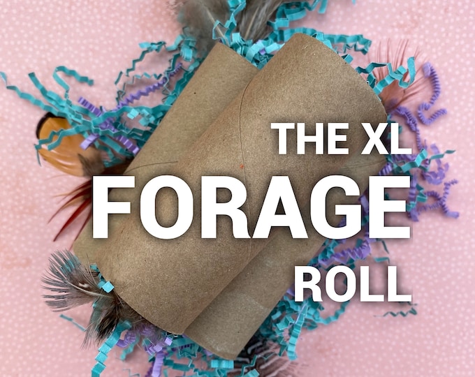 Rat Forage Toy, “The XL Forage Roll” rat toy to cure boredom