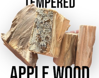 Apple Wood Chunk Chew Toy: Small Animal Cage Hanging Toy